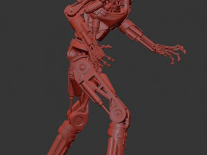 Terminator T-800 Endoskeleton T1 V4 High Detal 3D Print Model