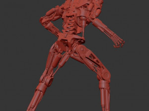 Terminator T-800 Endoskeleton T1 V4 High Detal 3D Print Model