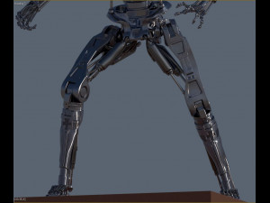 Terminator T-800 Endoskeleton T1 V4 High Detal 3D Print Model