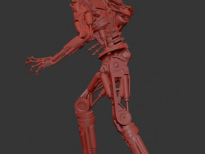 Terminator T-800 Endoskeleton T1 V4 High Detal 3D Print Model