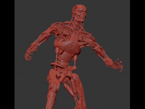 Terminator T-800 Endoskeleton T1 V4 High Detal 3D Print Model