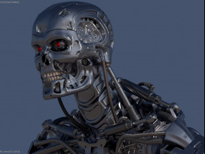 Terminator T-800 Endoskeleton T1 V4 High Detal 3D Print Model