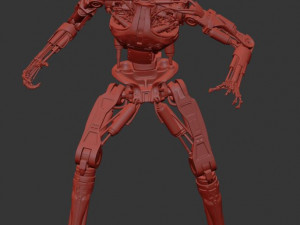 Terminator T-800 Endoskeleton T1 V4 High Detal 3D Print Model