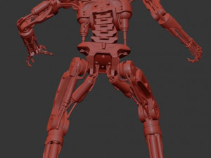 Terminator T-800 Endoskeleton T1 V4 High Detal 3D Print Model