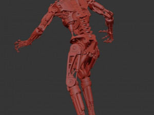 Terminator T-800 Endoskeleton T1 V4 High Detal 3D Print Model