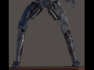 Terminator T-800 Endoskeleton T1 V4 High Detal 3D Print Model