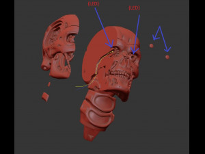 Terminator T-800 Endoskeleton T1 V4 High Detal 3D Print Model