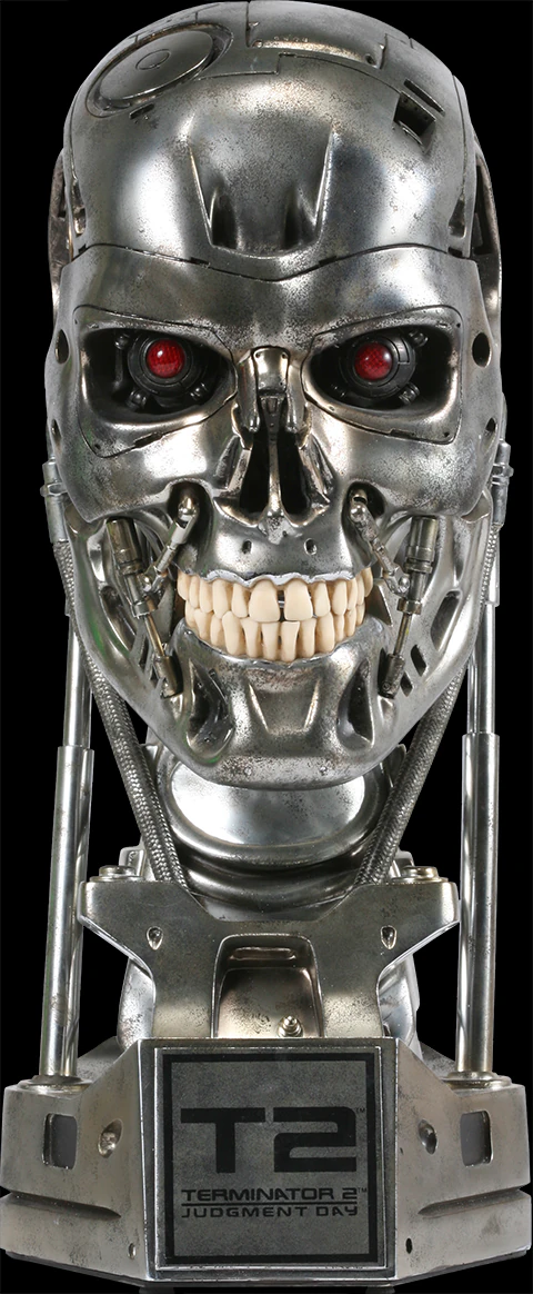 T-800 Skull Terminator 2 Judgment Day 3D Print Model .c4d .max .obj .3ds .fbx .stl .blend