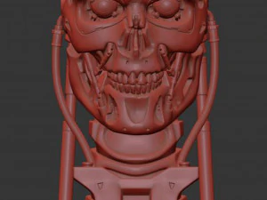 T-800 Skull Terminator 2 Judgment Day 3D Print Model