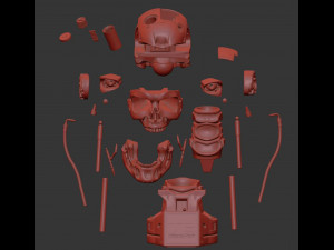 T-800 Skull Terminator 2 Judgment Day 3D Принт Модель