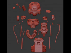 T-800 Skull Terminator 2 Judgment Day 3D Print Model