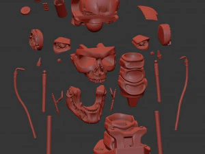 T-800 Skull Terminator 2 Judgment Day 3D Print Model