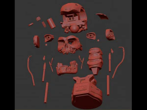 T-800 Skull Terminator 2 Judgment Day 3D Print Model