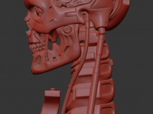 T-800 Skull Terminator 2 Judgment Day 3D Принт Модель