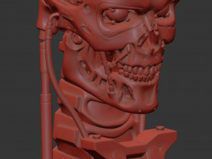 T-800 Skull Terminator 2 Judgment Day 3D Принт Модель