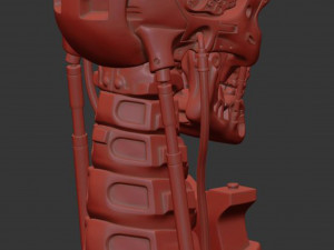 T-800 Skull Terminator 2 Judgment Day 3D Принт Модель