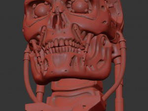 T-800 Skull Terminator 2 Judgment Day 3D Принт Модель