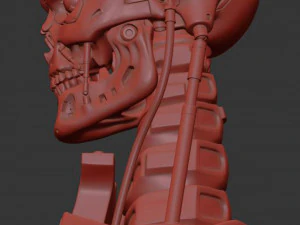 T-800 Skull Terminator 2 Judgment Day 3D Print Model