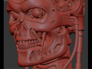 T-800 Skull Terminator 2 Judgment Day 3D Принт Модель