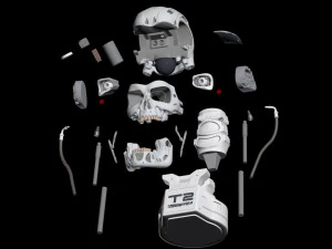 T-800 Skull Terminator 2 Judgment Day 3D Print Model