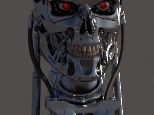 T-800 Skull Terminator 2 Judgment Day 3D Print Model