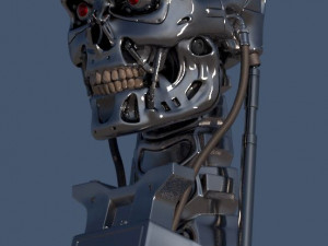 T-800 Skull Terminator 2 Judgment Day 3D Принт Модель