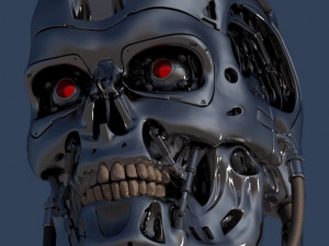 T-800 Skull Terminator 2 Judgment Day 3D Принт Модель
