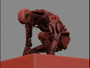 Terminatör T800 T2 Gelişi 3D Baskı Modeli