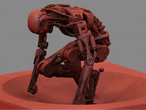 Terminator T800 T2 Arrival 3D Print Model