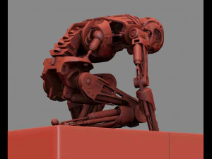 Terminator T800 T2 Arrival 3D Print Model