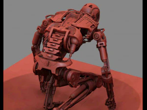 Terminator T800 T2 Arrival 3D Print Model