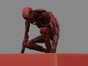 Terminator T800 T2 Arrival 3D Print Model