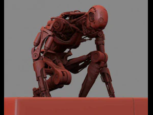 Terminator T800 T2 Arrival 3D Print Model