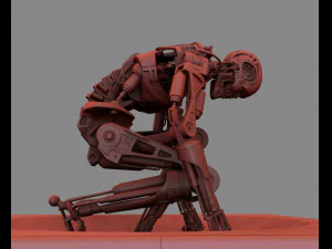 Terminator T800 T2 Arrival 3D Print Model