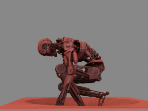 Terminator T800 T2 Arrival Modelo de Impressão 3D