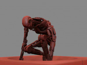 Terminator T800 T2 Arrival 3D Print Model