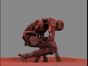 Terminator T800 T2 Arrival 3D Print Model