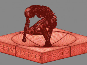 Terminator T800 T2 Arrival Modelo de Impressão 3D