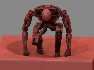 Terminator T800 T2 Arrival High Detal 3D Print Model