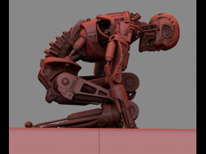 Terminator T800 T2 Arrival High Detal Modelo de impresión 3D