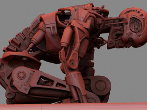 Terminator T800 T2 Arrival High Detal Modelo de impresión 3D