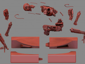 Terminator T800 T2 Arrival High Detal Modelo de impresión 3D