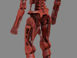 T-800 Terminator High Detal 3D Print Model