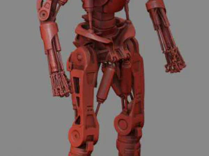 T-800 Terminator High Detal 3D Print Model