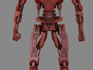 T-800 Terminator High Detal Modelo de Impressão 3D