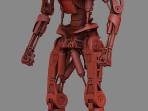 T-800 Terminator High Detal 3D Print Model