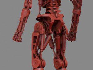 T-800 Terminator High Detal Modelo de Impressão 3D