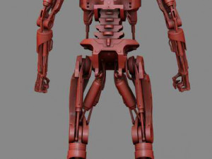 T-800 Terminator High Detal Modelo de Impressão 3D