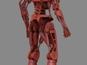 T-800 Terminator High Detal Modelo de Impressão 3D