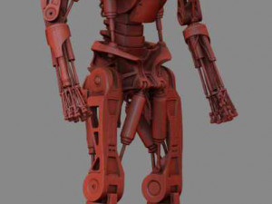 T-800 Terminator High Detal Modelo de Impressão 3D